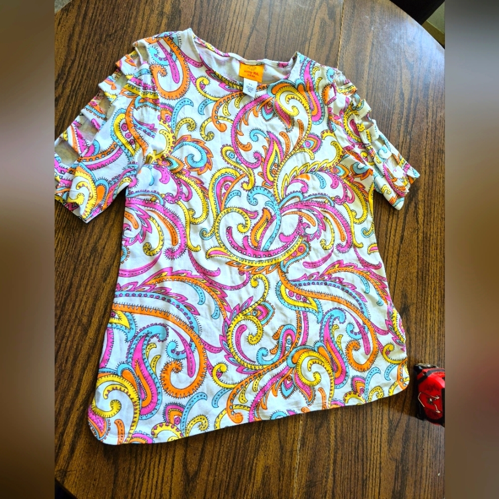 Ruby Rd. Women's Paisley Top - Multicolor